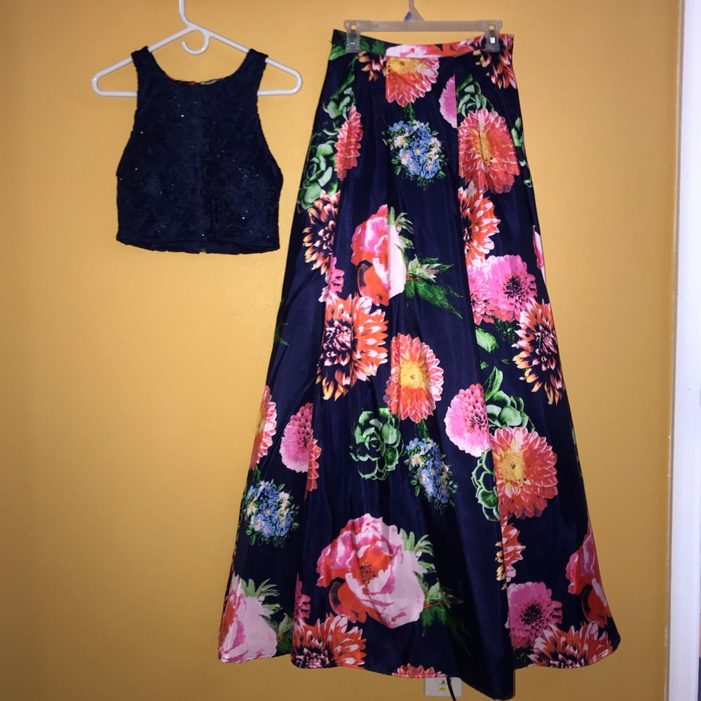 Two-Piece Floral Set